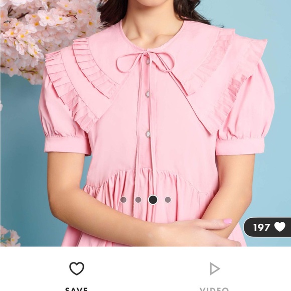 Sister Jane Pink Puff Sleeve Dress - Picture 4 of 5